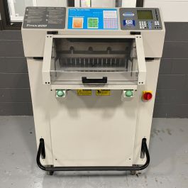 Used Challenge Titan 200 Programmable Hydraulic Paper Cutter - 2 Cut ...