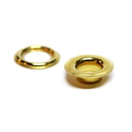 #2 Brass Self-Piercing Grommets - 3/8