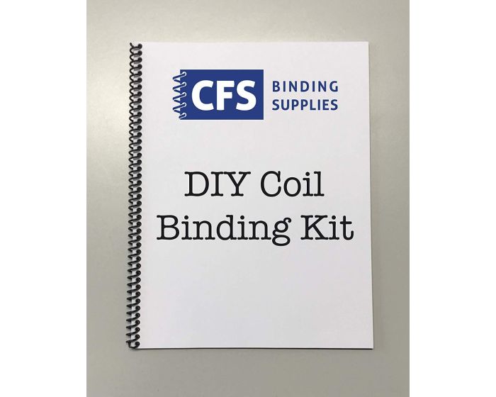 DIY Coil Binding Kit - 25 Books (Includes Pre-Punched Paper & Covers