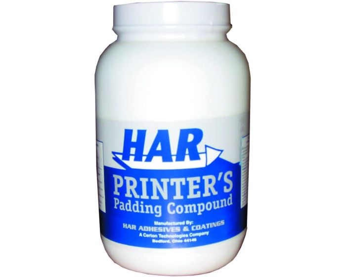 HAR Printer's Padding Compound - For Making Note Pads - White (Gallon) -  PA-GW