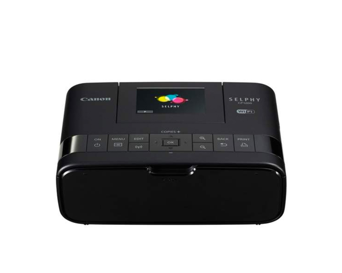 Canon Selphy CP1200 Black Compact WiFi Photo Printer Dye