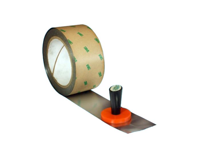 Magnet Receptive Steel Tape 1 inch x 500 Feet x .003 inch Steel Tape Magnet Receptive with Indoor Adhesive