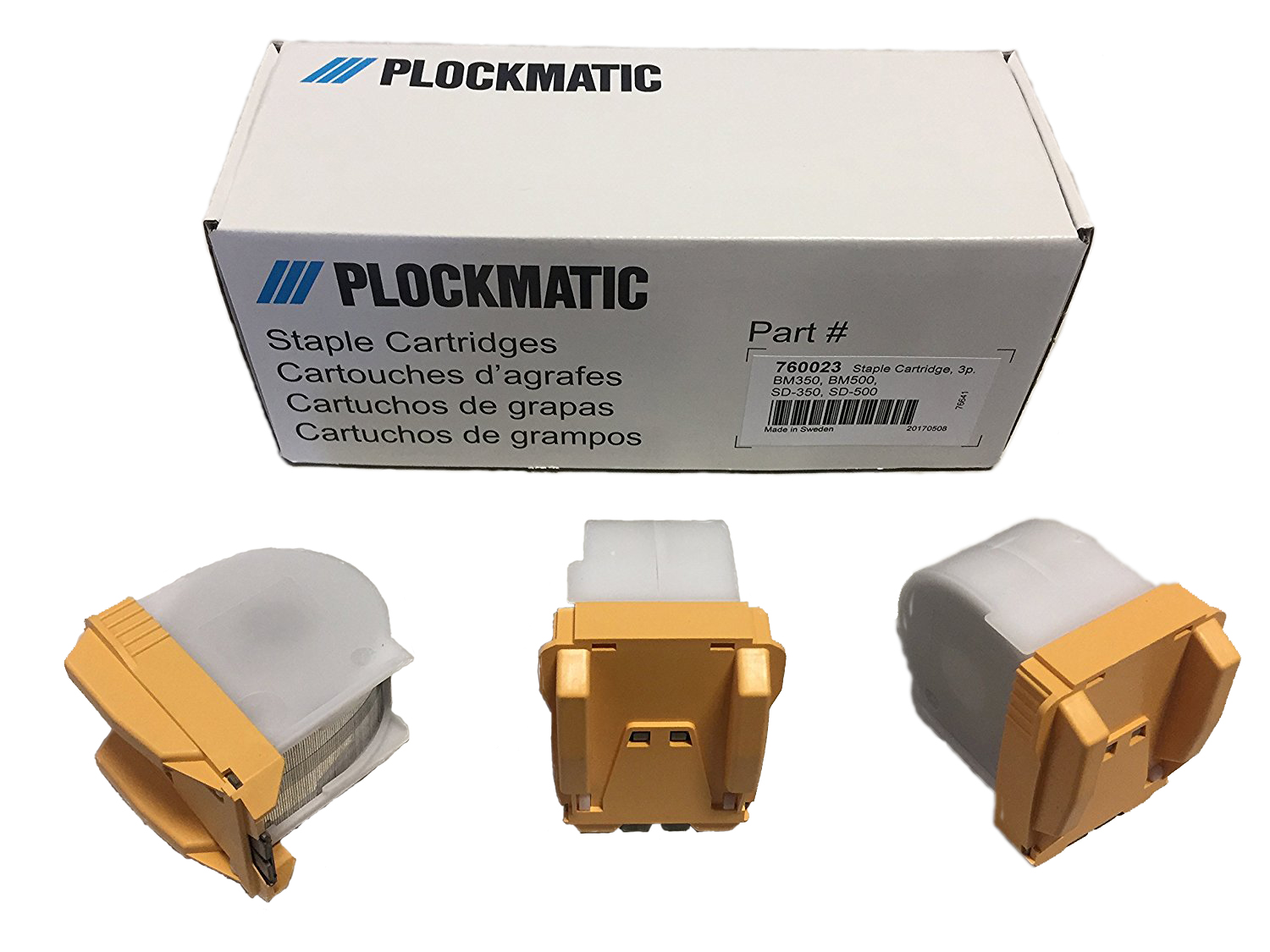 Plockmatic BM230 / BM 350 / BK5030 RICOH PRO C651/C651EX/C751/C751EX Staple Cartridge (3-Pack - 15,0